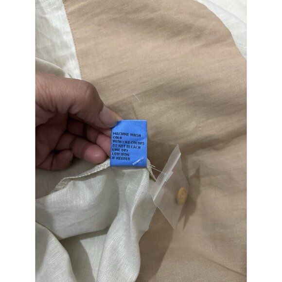 j mclaughlin Tan Beige Tropical Palermo Dress Midi Women XL - Picture 13 of 16